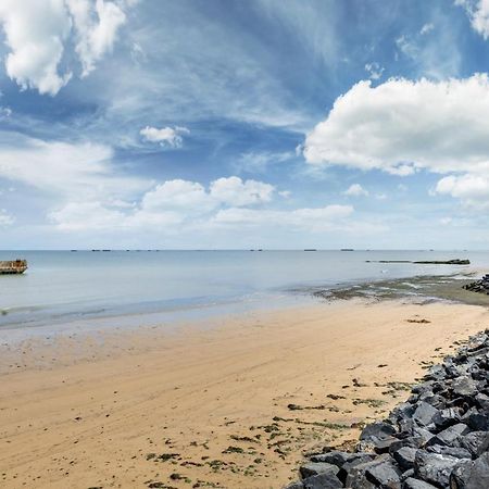 Le 22 - Studio 4P Proche Mer & Vue Bourg Arromanches-les-Bains Eksteriør billede