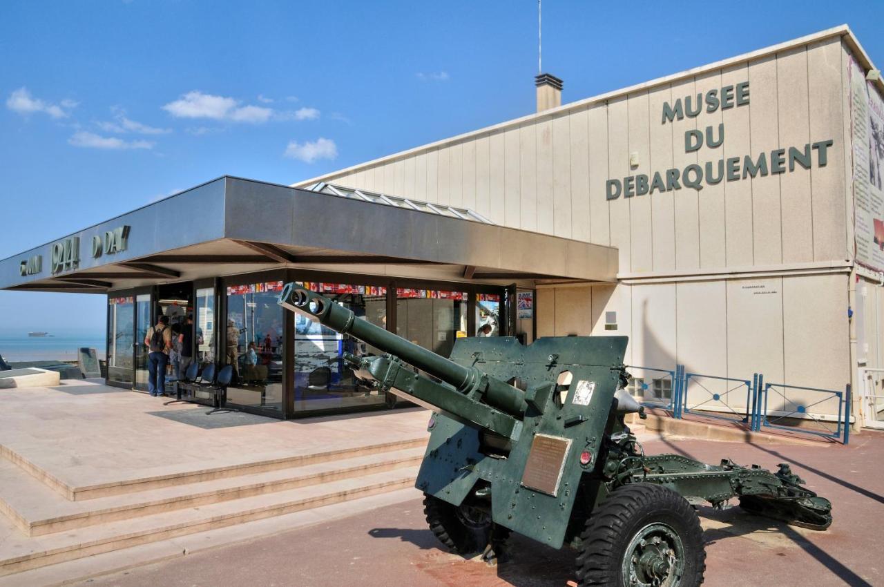 Le 22 - Studio 4P Proche Mer & Vue Bourg Arromanches-les-Bains Eksteriør billede